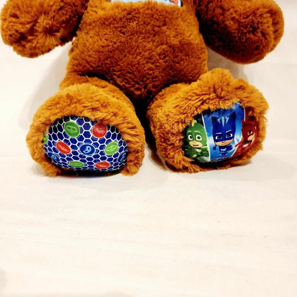 Build A Bear PJ Masks 16in Brown Teddy Bear 2021 BABW Plush Sound Not Working